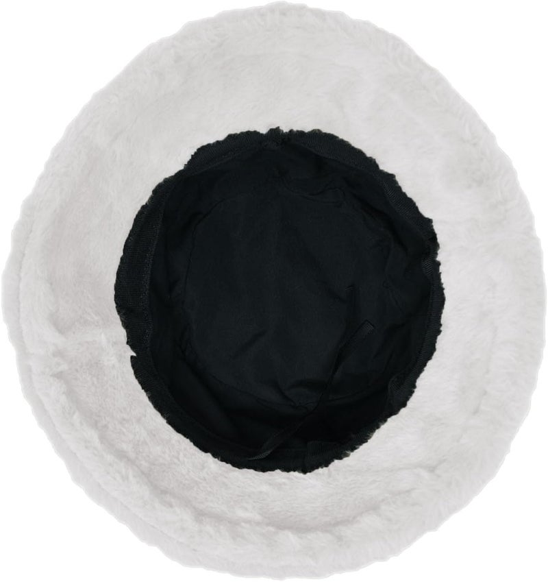Glory Max Winter Fluffy Plush Bucket Hat Cozy Faux Fur Wide Brim Adjustable Size for Women - Image 3